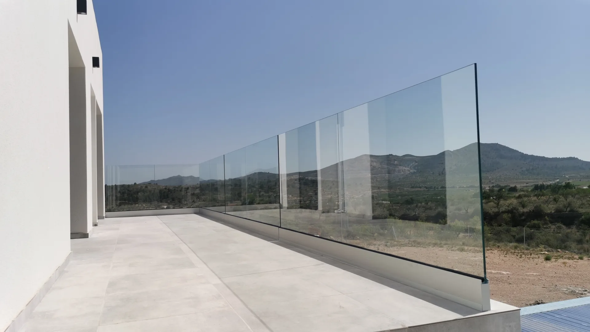 Cerramiento cristal terraza